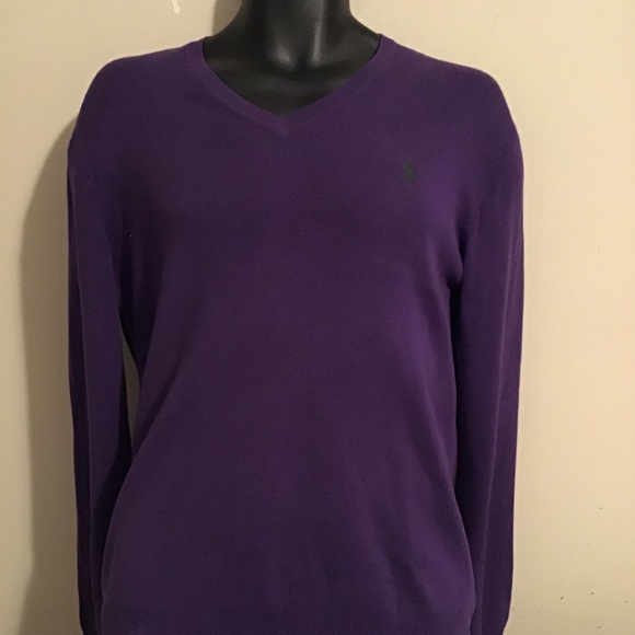 😎Polo Ralph Lauren, great cond. purple, size s/p , 100 percent cotton, unisex - Picture 1 of 4